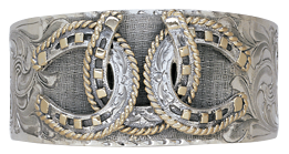 Triple Horseshoe Cuff Bracelet