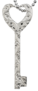 Heart Key Pendant