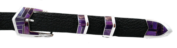 Supersmith Purple Sugilite 1" Inlaid Ranger Belt Buckle