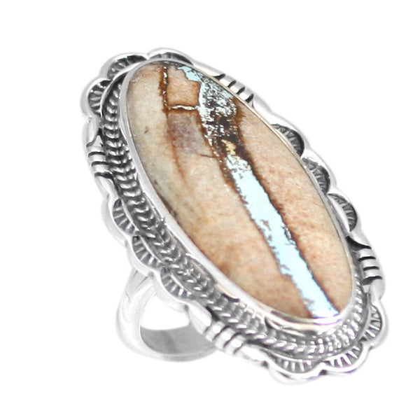 Boulder Turquoise Ring  SIZE 8