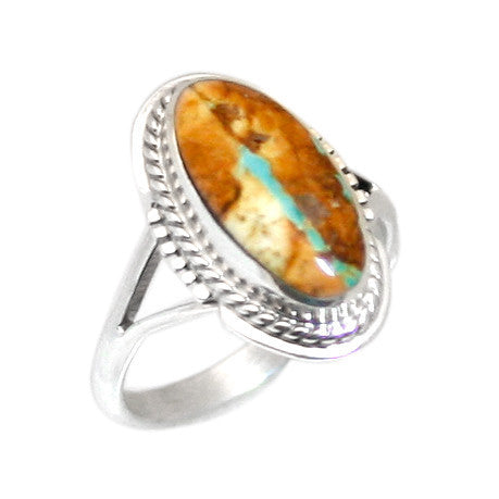 Boulder Turquoise Ring  SIZE 6 1/4