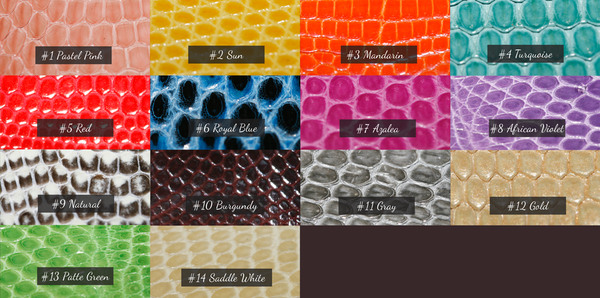 Custom Java Lizard Belt Straps