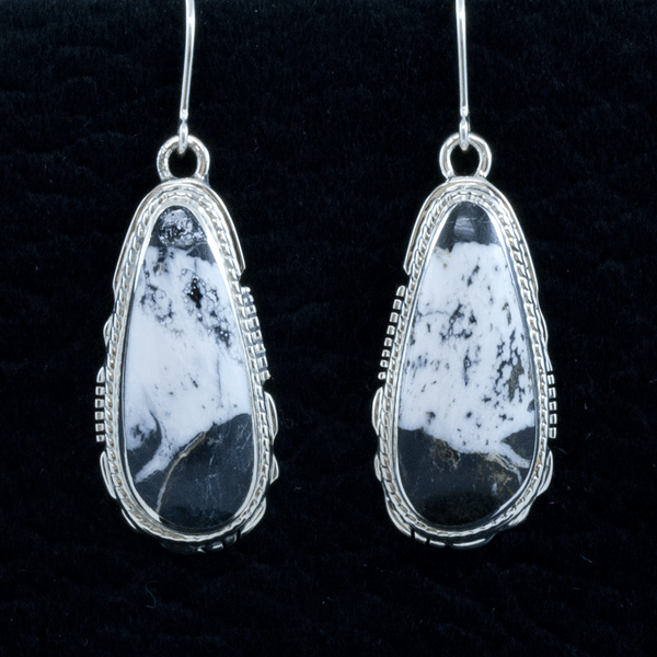 White Buffalo Earrings