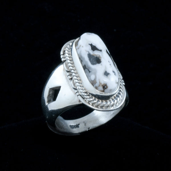 White Buffalo Ring SIZE 6