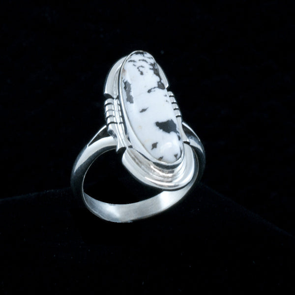 White Buffalo Ring SIZE 6