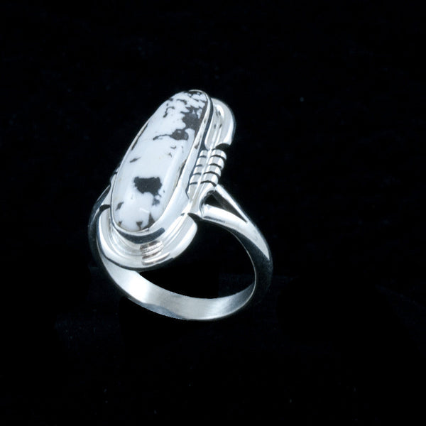 White Buffalo Ring SIZE 6