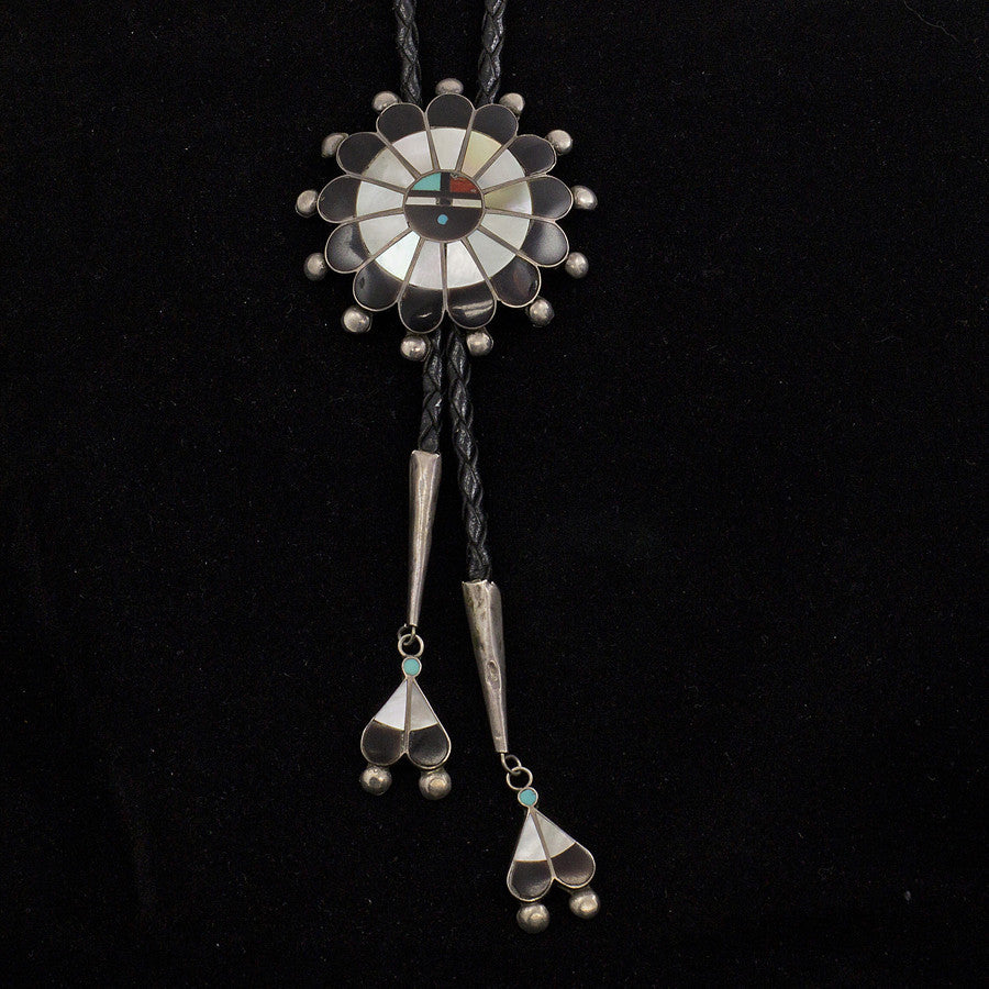 Inlaid Bolo - Sterling Silver