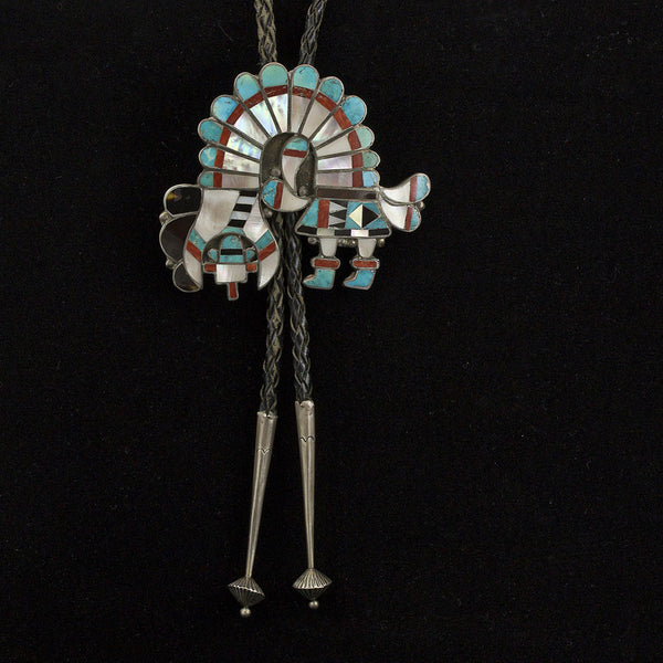 Inlaid Bolo - Sterling Silver