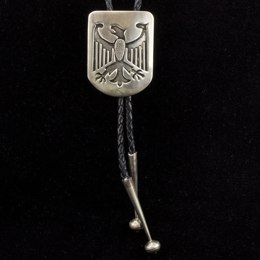 Overlay Bolo - Sterling Silver