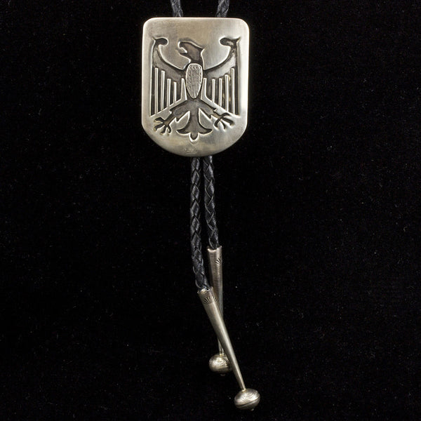 Overlay Bolo - Sterling Silver