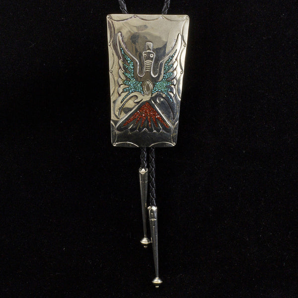 Crushed Stone Bolo - Sterling Silver