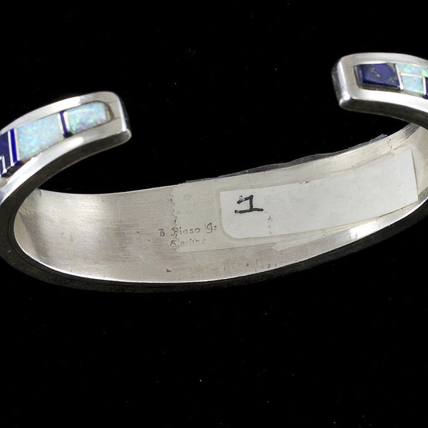 BP Jr Inlay Cuff Bracelet - Sterling Silver
