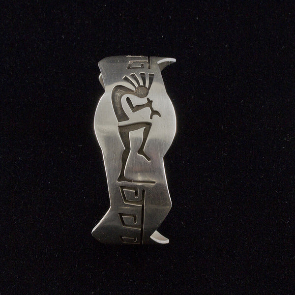 Hopi Kokopelli Cuff Bracelet - Sterling Silver
