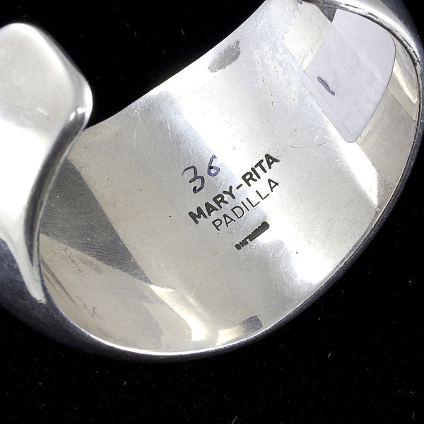 Turquoise Cuff Bracelet - Sterling Silver