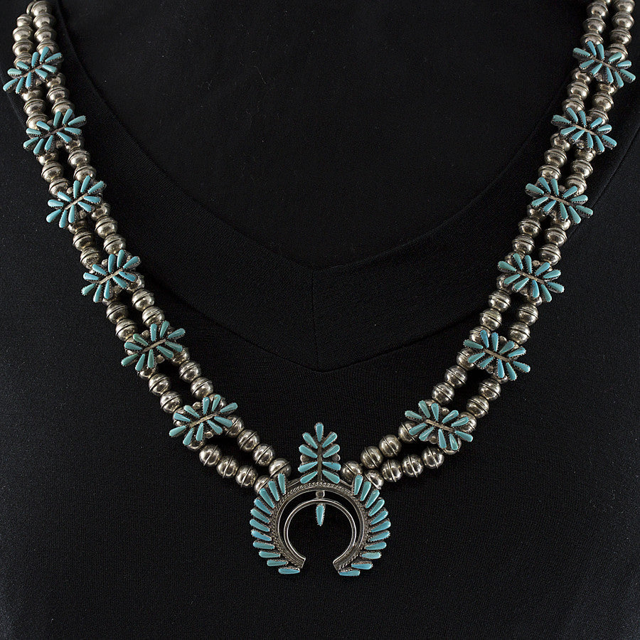 Squash Blossom Necklace - Sterling Silver