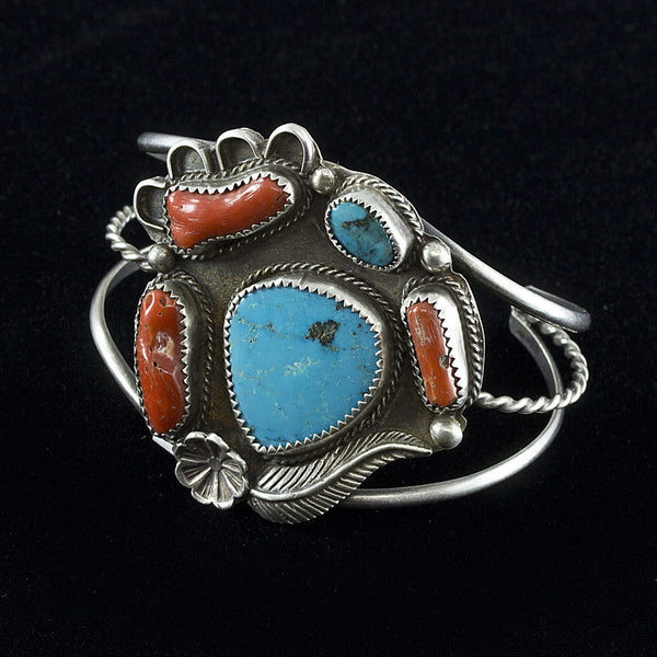 Estate Cuff Bracelet - Sterling Silver