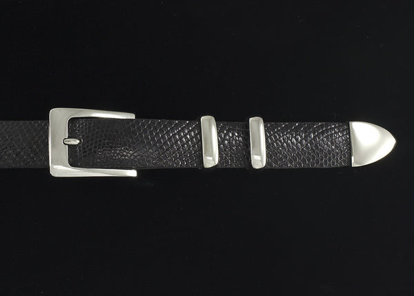 Alexander Kalifano White Bronze 1" Smooth Belt Buckle