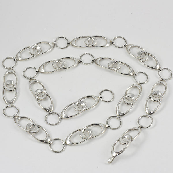 Francis Tabaha Sterling Silver Concho Belt