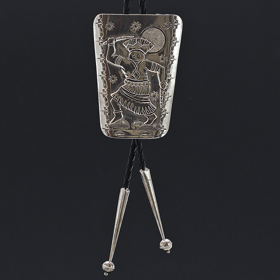 Sterling Silver Apache Crown Dancer by Robert Becenti