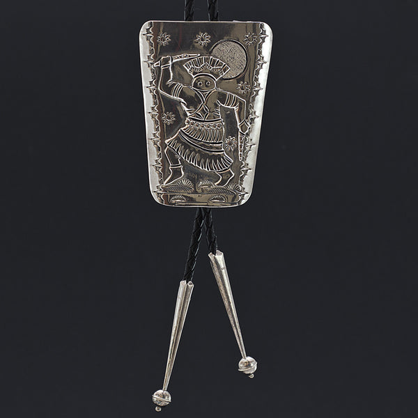 Sterling Silver Apache Crown Dancer by Robert Becenti