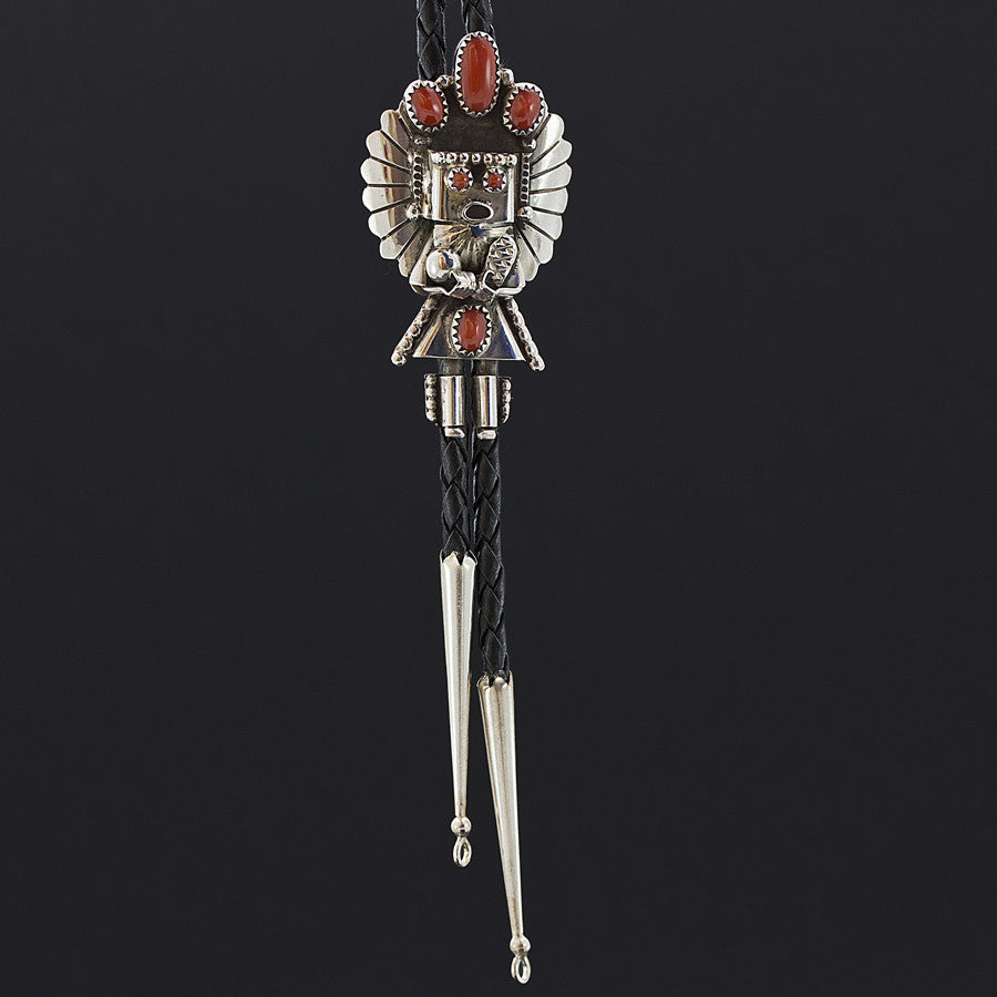 Sterling Silver Kachina Style Colo Tie