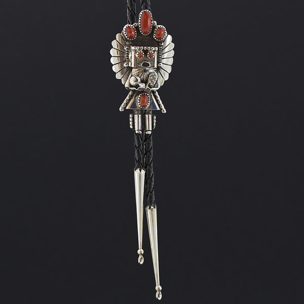 Sterling Silver Kachina Style Colo Tie