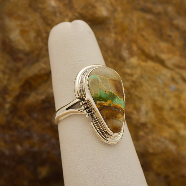 Boulder Turquoise Ring  SIZE 7