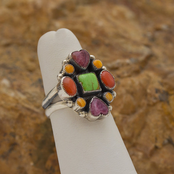 Don Lucas Multi-Stone Ring Size 6.5