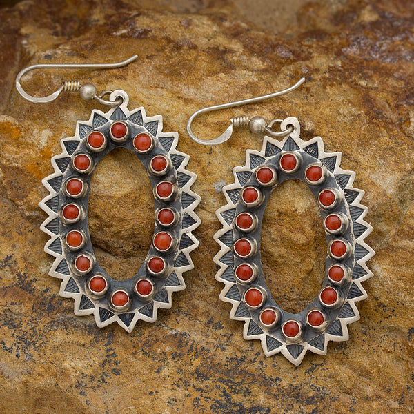 Don Lucas Coral Earrings