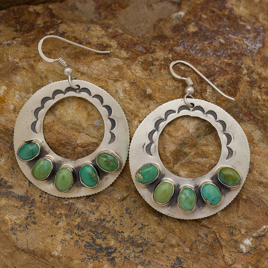 Don Lucas Turquoise Earrings