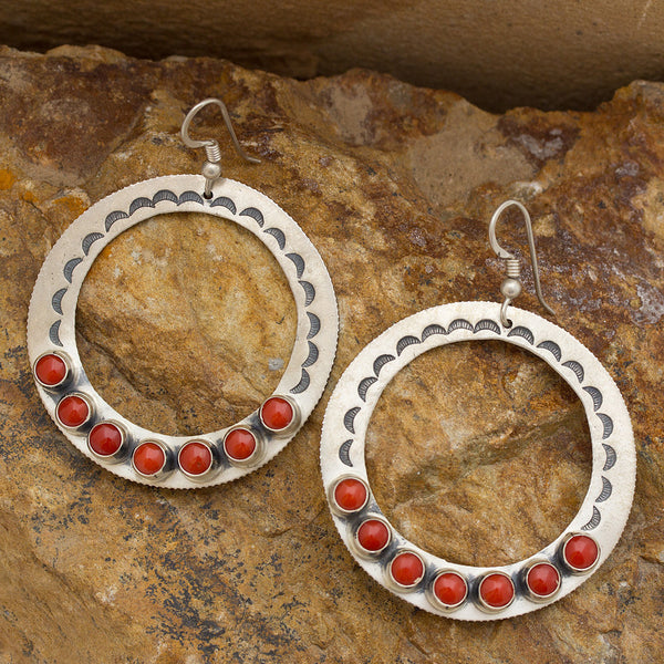 Don Lucas Coral Earrings