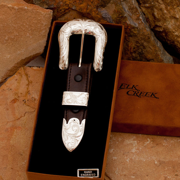 Vogt Silversmiths 1" Tombstone Belt Buckle