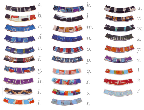 David Rosales Inlaid Four Quarters Sterling Silver Ring