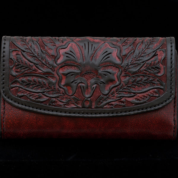 Black Cherry Vogt Russet Clutch Purse