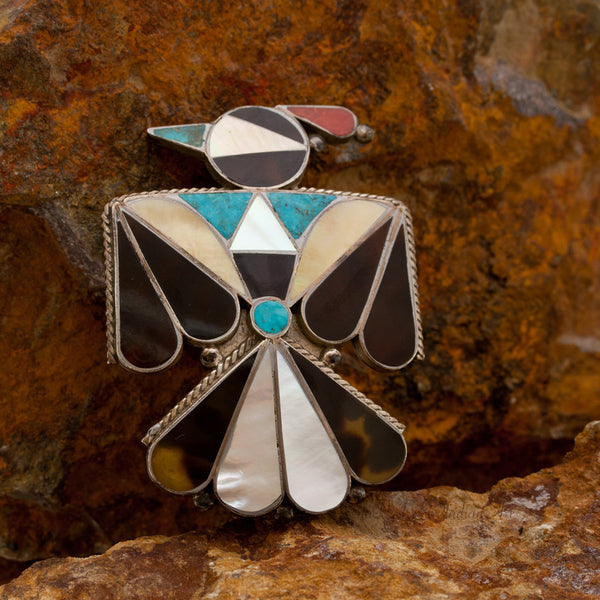 Old Estate Zuni Bird Pin
