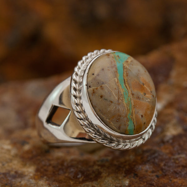Boulder Turquoise Ring SIZE 6