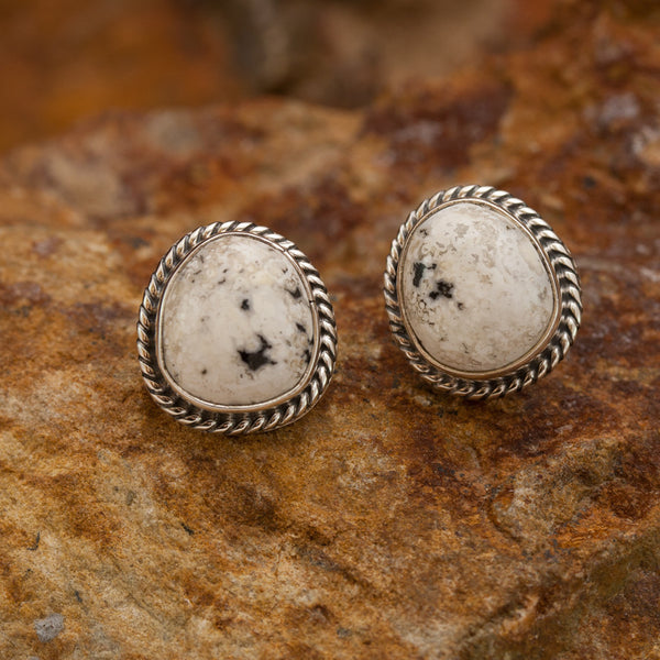 White Buffalo Cypress Earrings