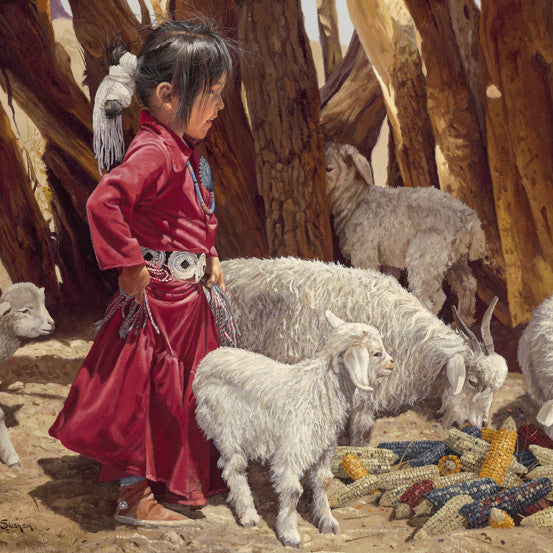 "Out in the Goat Corral" by Ray Swanson