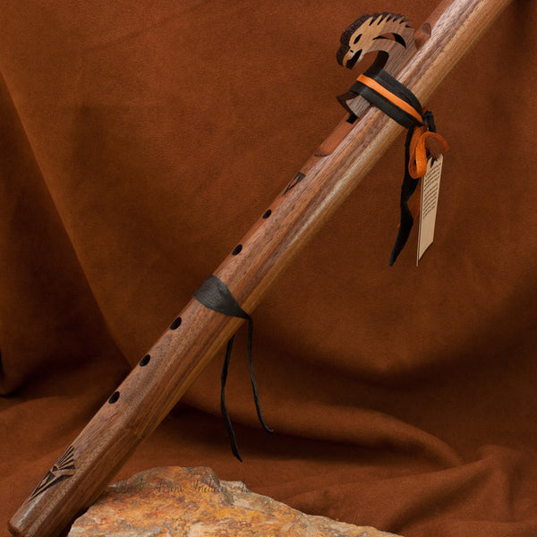 Odell Borg Walnut Sparrow Hawk Flute in Key of A