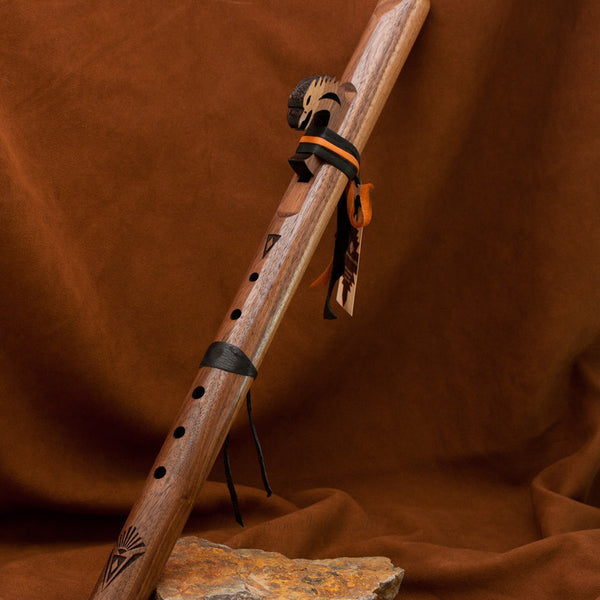 Odell Borg Walnut Sparrow Hawk Flute in Key of A