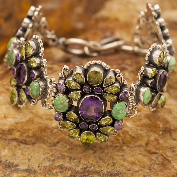 Leo Feeney Traditional Sterling Silver Link Bracelet