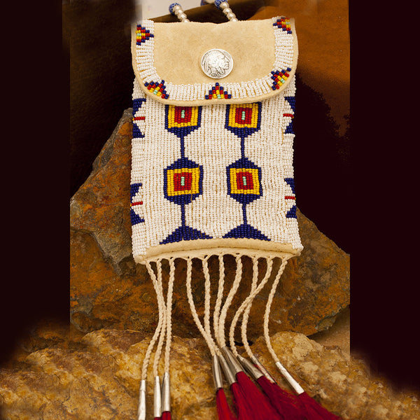 Dave Brush Lakota Sioux Storm Cloud Medicine Bag