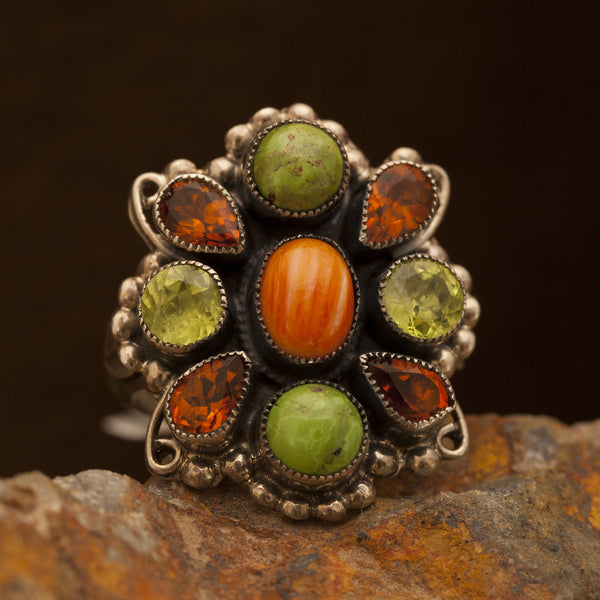 Leo Feeney Gaspeite Sterling Silver Ring