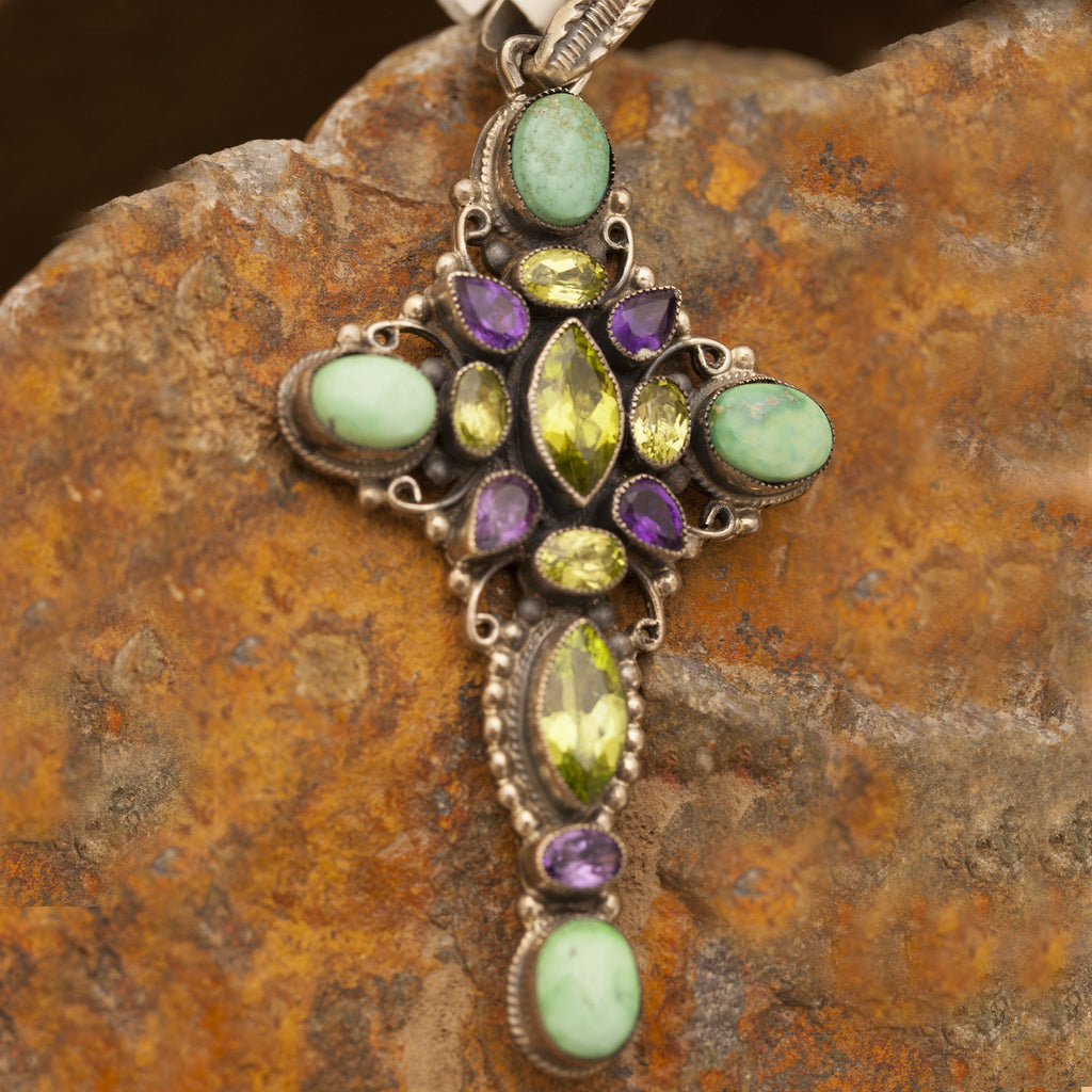 Leo Feeney Carico Lake Sterling Silver Cross Pendant