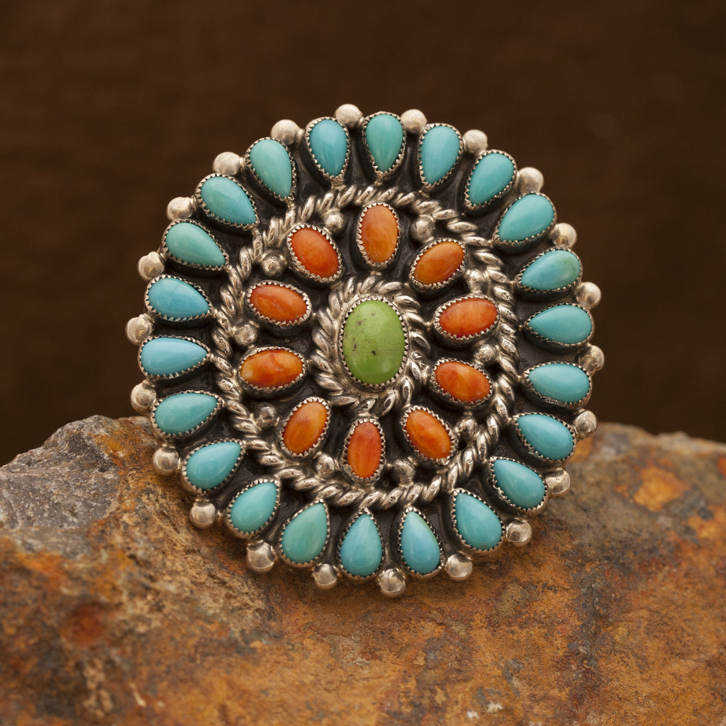 Don Lucas Multi-Stone Ring Size 7.5