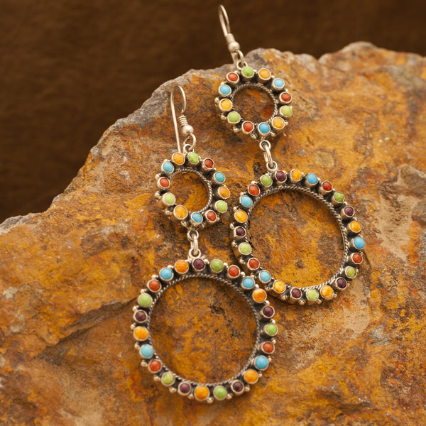 Don Lucas Multi-Stone Earrings