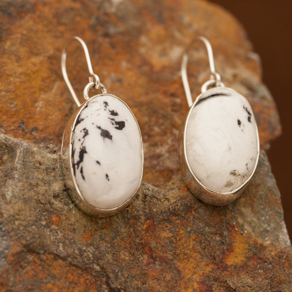 White Buffalo Earrings