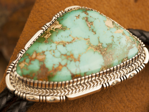 Royston Turquoise Sterling Silver Bolo Tie