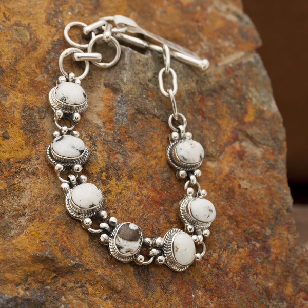 White Buffalo Toggle Bracelet