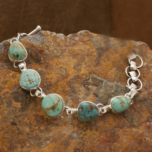 King's Manassa Toggle Sterling Silver Bracelet